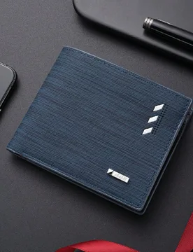 Cartera corta clásica para hombre, tarjetero ultra delgado vintage juvenil, cartera multifuncional de tarjetas de nuevo estilo para estudiantes, cart - Shein - FashionsVida