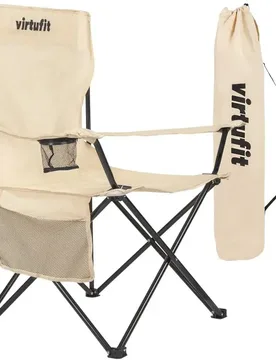 Klappstuhl - Beige - unisex - Size: 55x55x90 cm - VirtuFit - FashionsVida
