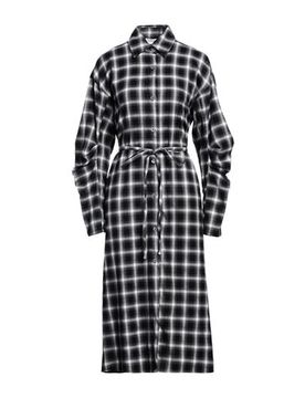 Midi-Kleid Damen Schwarz M,S Damen