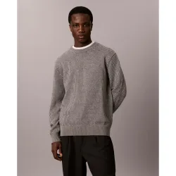 Jersey Hombre lana algodón punto texturizado