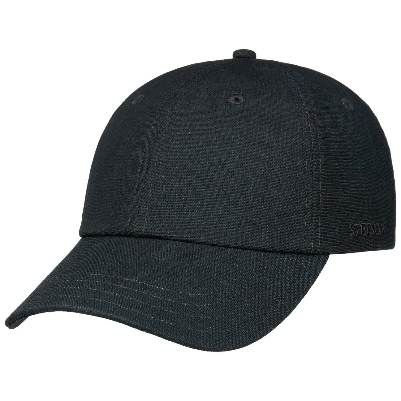 Waxed Cotton Linen Cap by - navy - Female - Size: One Size - Stetson - FashionsVida