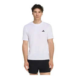 T-shirt à Manches Courtes Workout Essentials Base White XS
