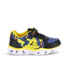 Sneakers blu nero giallo stampa luci strappi Pokemon PO003665 27 - Pokémon - FashionsVida