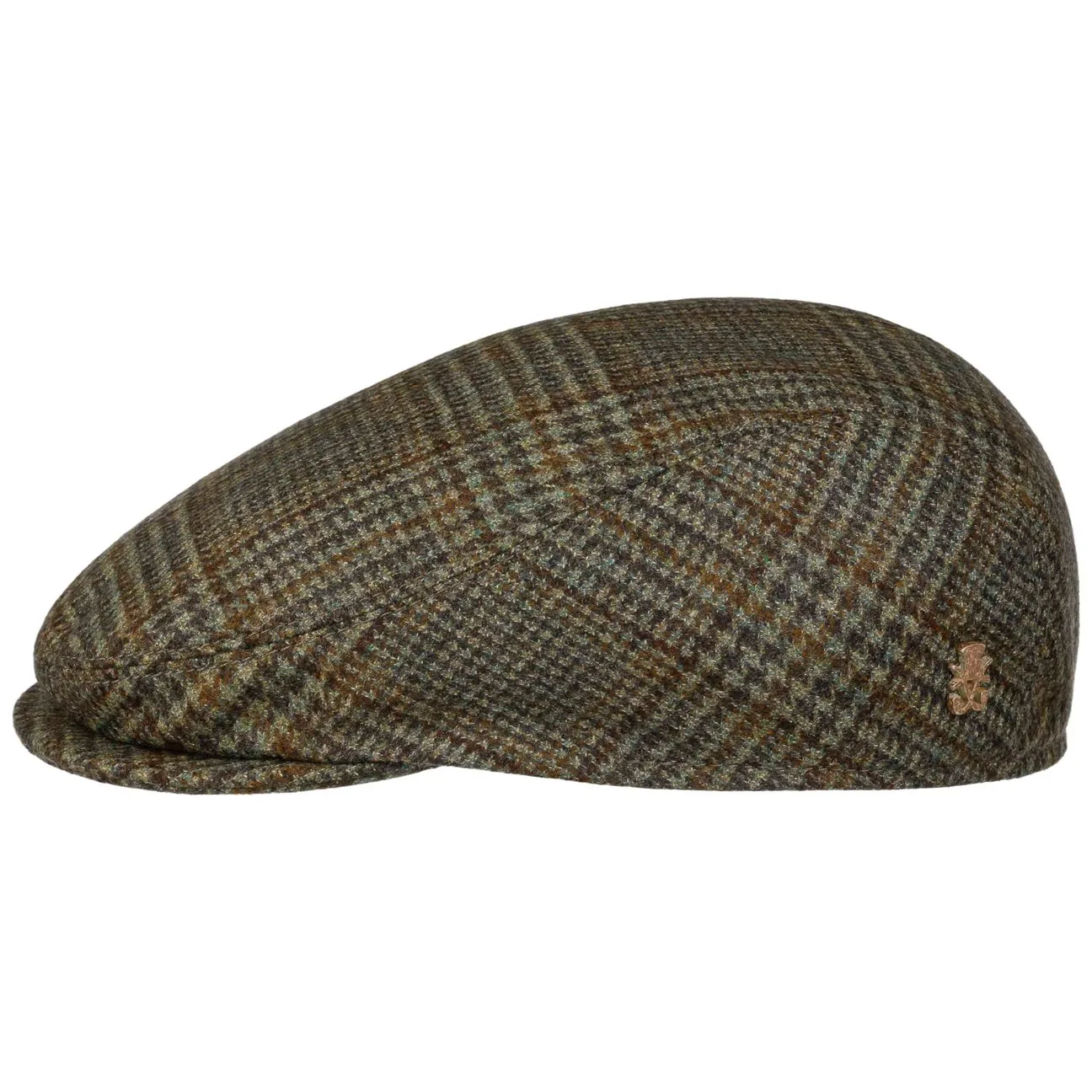 Timon Virgin Wool Flat Cap by - olive - Size: 60 cm - Mayser - FashionsVida