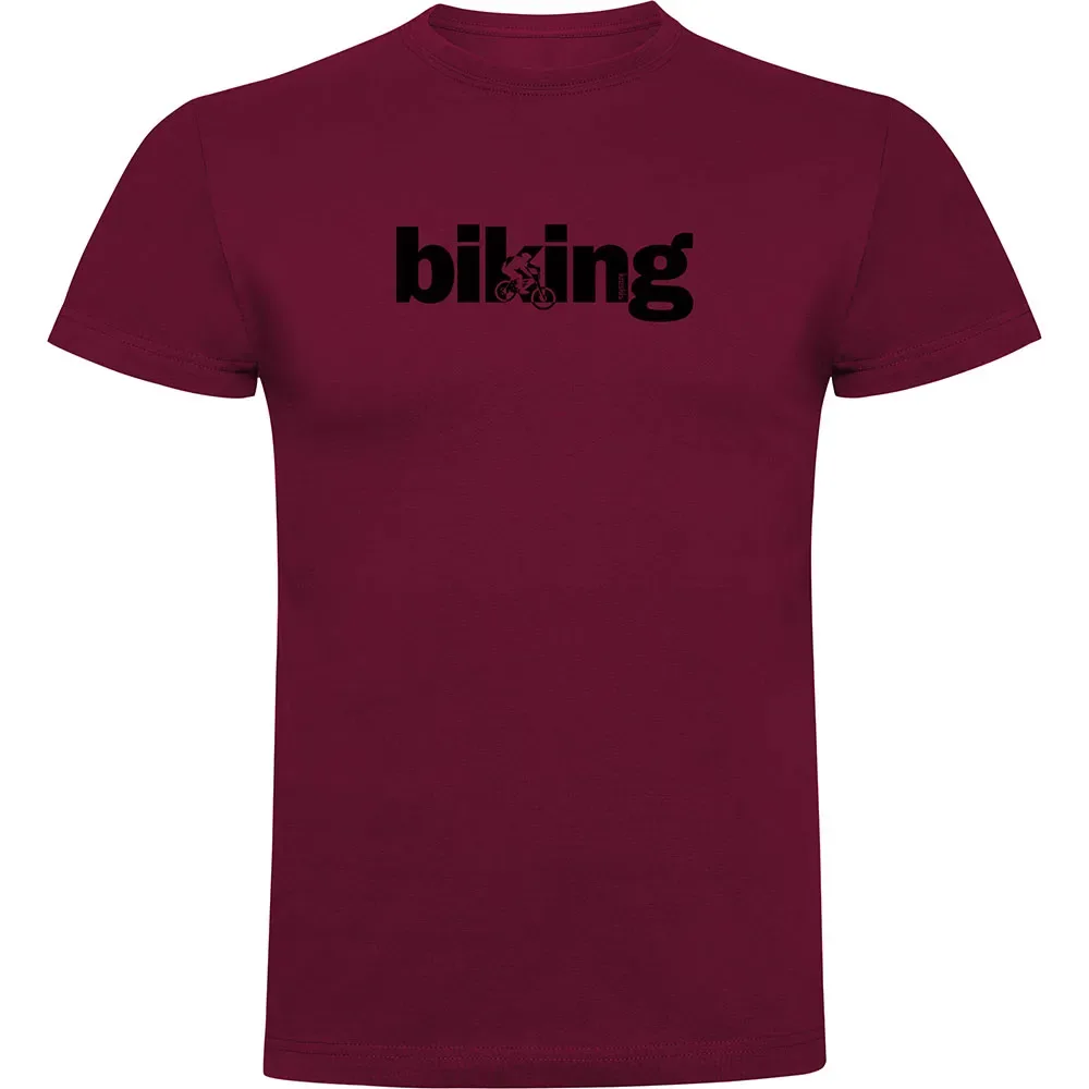 Maglietta A Maniche Corte Word Biking Mtb Dark Red - Kruskis - FashionsVida