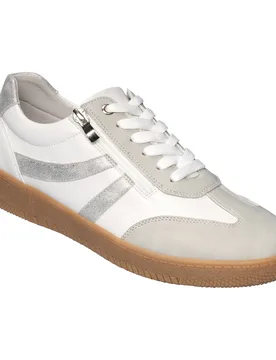 Leder-Sneaker „Lisa“ grau 42 Damen - wonderwalk - FashionsVida