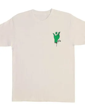 T-shirt à Manches Courtes Meat Grinder Natural L - Creature - FashionsVida