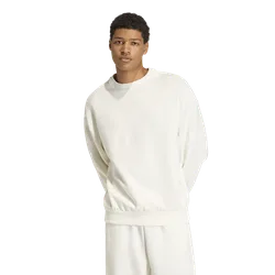Soft Lux Sweatshirt Men Sweatshirts - White - Size S - Poly Mesh - White - Size: Small