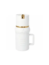Set tazza e ciotola di Natale MAGNUS 8,9x21,3cm Bianco bianco