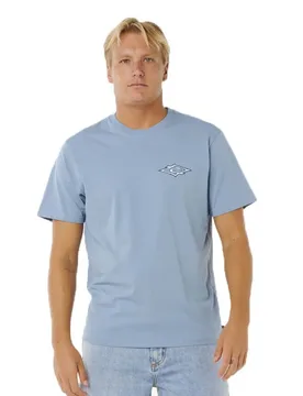 T-shirt à Manches Courtes Hazey Days Faded Denim S - Rip curl - FashionsVida