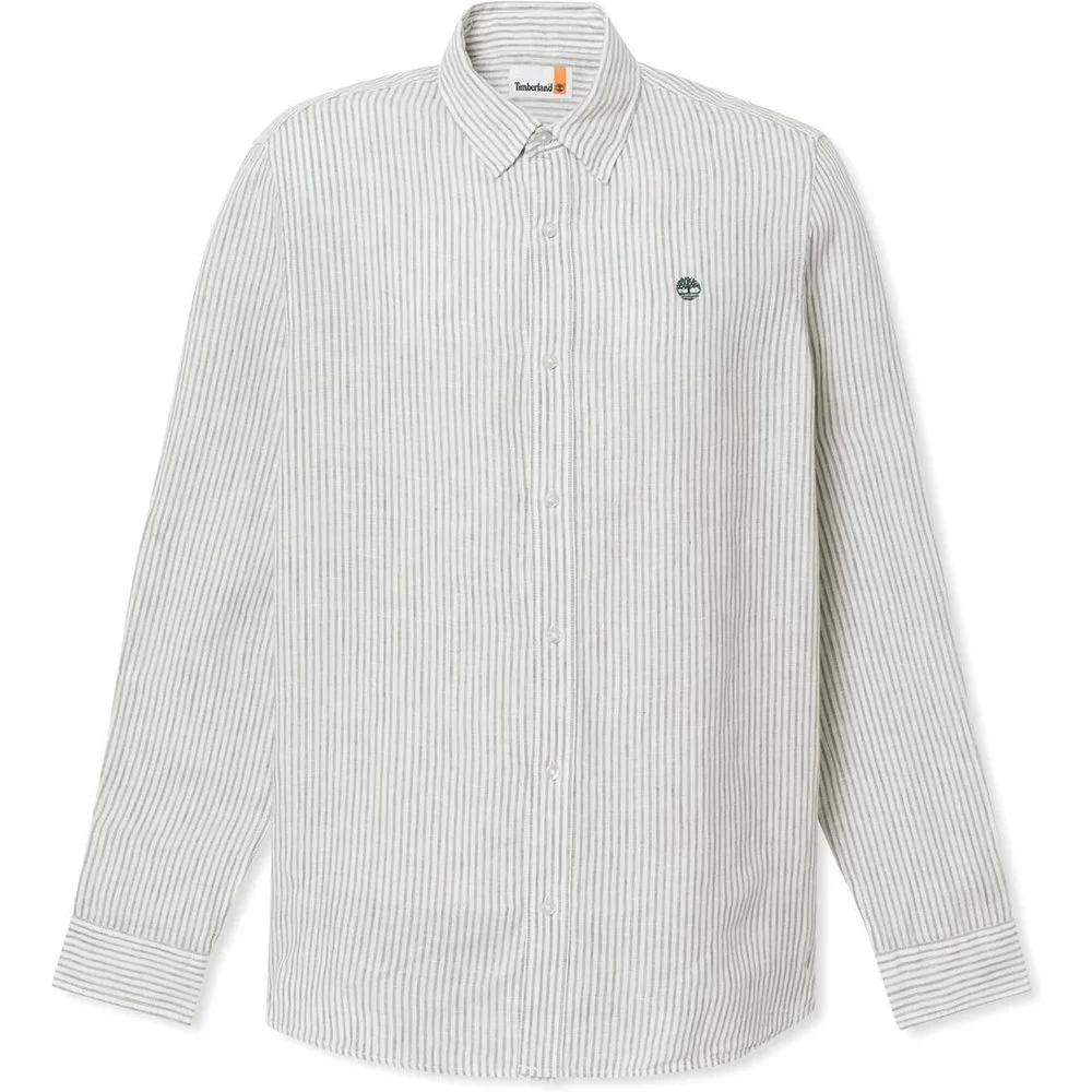 Camisa de lino de hombre de rayas corte regular - Timberland - FashionsVida