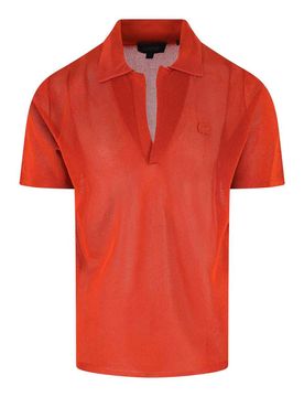 Polo in pique' satin di viscosa