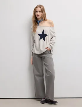 Pantalón de mujer wide leg ojetes - Green Coast - FashionsVida