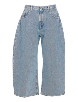 Pantaloncini di jeans cielo