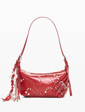 Bolso bandolera Pequeño, Mujer, Poliuretano, Rojo, U