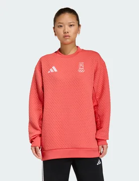 MAGLIONE GIROCOLLO POC XPLORIC L Semi Lucid Red - Adidas - FashionsVida