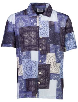 Paisley AOP shirt S/S male