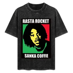 Sanka Coffie T-Shirt Work Daily Short Sleeve Top