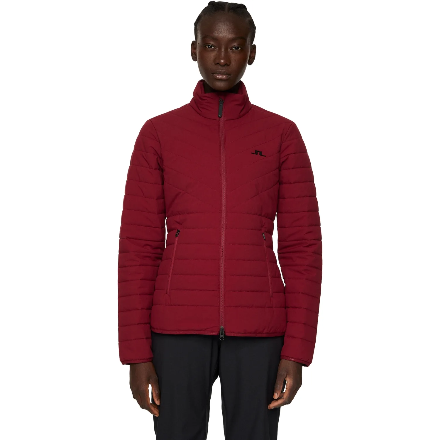 Jacke Marble Quilted, weinrot s - J.lindeberg - FashionsVida