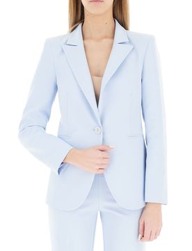 Blazer monopetto CELESTE L
