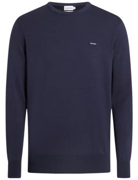 Maglioncino blu cotone seta K10K112742