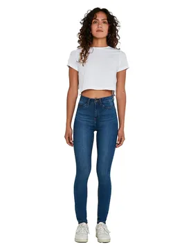Jeans Callie High Waist Skinny Vi021mb Medium Blue Denim 32