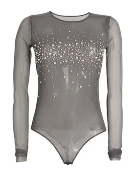 Bodysuit Damen Grau 32,34,36,38 Damen - DES_PHEMMES - FashionsVida