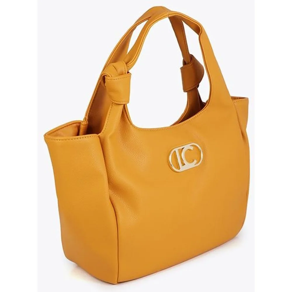 Bolso shopper de asas anudadas y cierre de cremallera - Lola Casademunt - FashionsVida