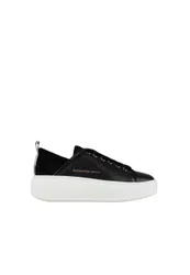 Asbcwhw-0522-blk Donna Pelle Nero