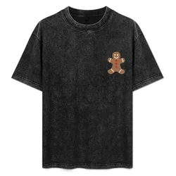 Gingerbread man T-Shirt Basic Regular Fit Casual T-Shirt