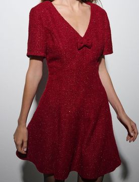 Sinsay - Mini vestito - maroon