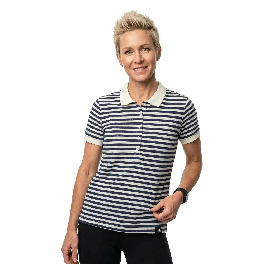Polo A Maniche Corte Adialpol Encre / Blue XS - TBS - FashionsVida