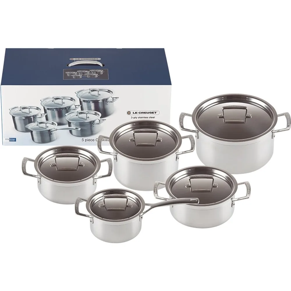 Set 5 piezas de Acero Inoxidable Classic - Le Creuset - FashionsVida