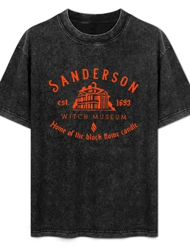 Sanderson Witch Museum Est. 1693 T-Shirt Work Short Sleeve Cotton Top - Aliexpress - FashionsVida