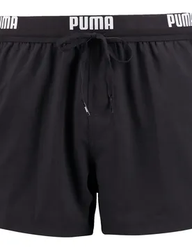 Swim Logo Short Length Herren Badehose, schwarz S