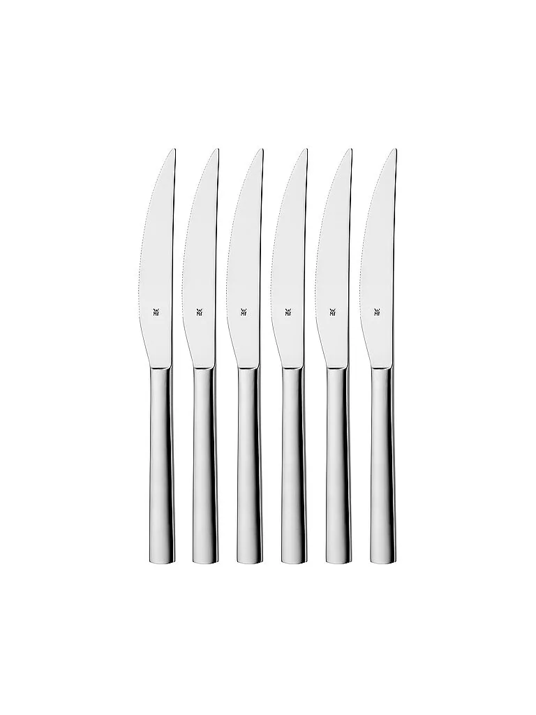 Steakmesser NUOVA 6-tlg. Cromargan silber baby - WMF - FashionsVida