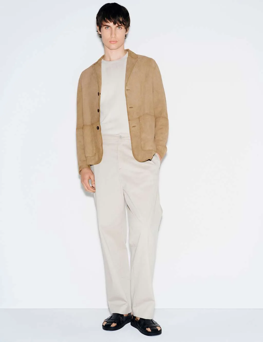 Suede Chore Jacket Sand male - Autograph - FashionsVida
