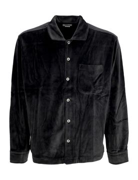Camicia Manica Lunga Uomo Capital Button Up L/s Shirt Black