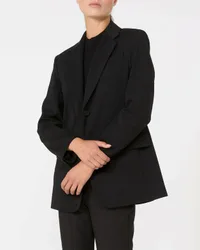 Blazer nero Weekend over in jersey in lyocell e cotone