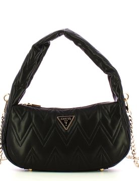 Eda Top Zip Shoulder Bag Bla Nero