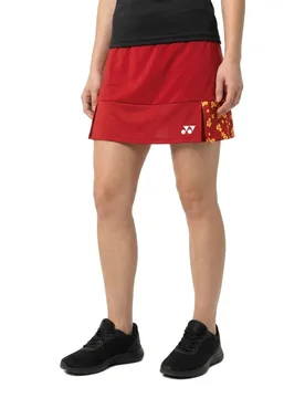 Yonex Japan Team Skirt Kurenai XS - Yonex - FashionsVida