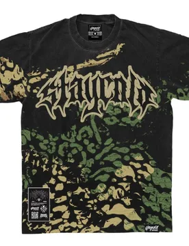 Camouflage/Flecktarn T-Shirt - Night Ops - Heavy Oversized T-Shirt - S bis 3XL - für Männer - Größe L - schwarz - Männer - male - Stay Cold Apparel - FashionsVida