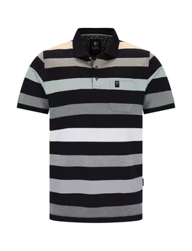 Designierter Unterkragen H Polopiqu male - XL - FashionsVida