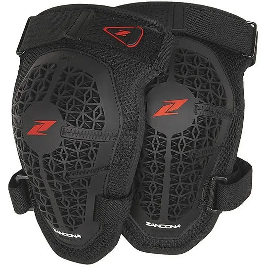 Ginocchiere Moto Cross Enduro Zandonà NETCUBE Kneeguard Nero taglia un - Zandona - FashionsVida