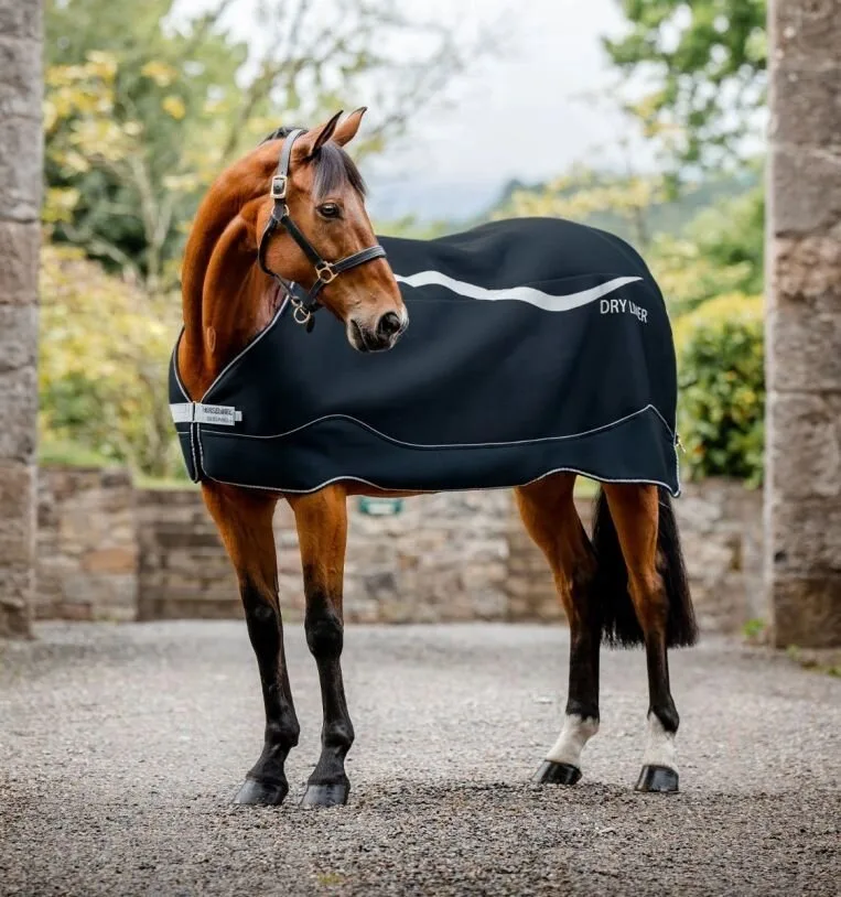 Abschwitzdecke DRY LINER 50g, navy/silver 160 - Horseware - FashionsVida