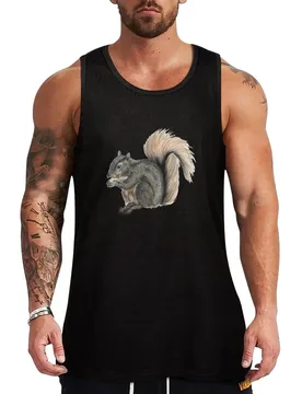 Squirrel Colored Pencil and Marker Drawing by Art Vibes - BrittsArtVibes BrittanysArtVibes ArtVibes Tank Top - Aliexpress - FashionsVida