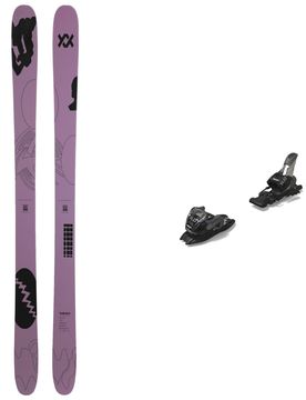 Ski Set inkl. Bdg. Freeride Skier Pack Revolt 96 Rose 2026 für Herren aus Wolle Violett