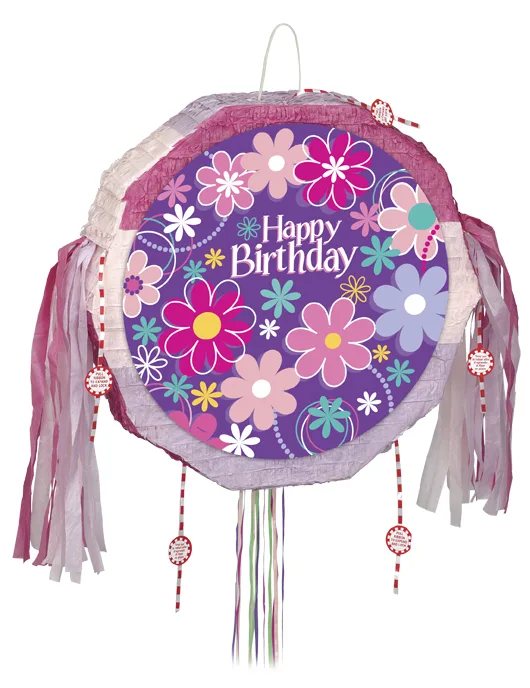 Happy Birthday-Piñata Geburtstags-Partydeko bunt - Unique - FashionsVida