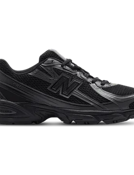 Women's Sneakers - Black - Size 6 - Leather - Black - Size: 6 - New Balance - FashionsVida