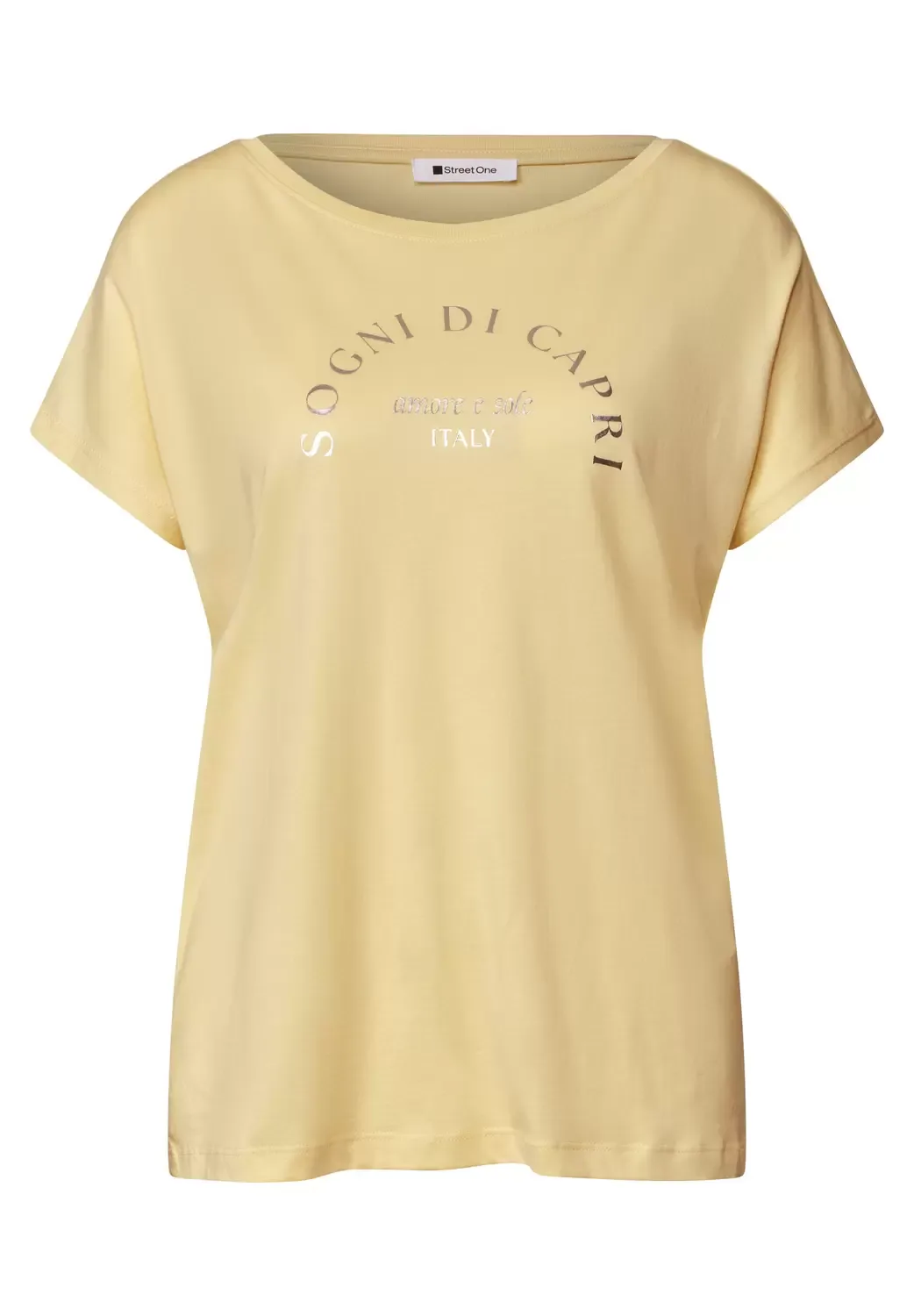 EOS_Foil Partprint Shirt female - 38 - FashionsVida